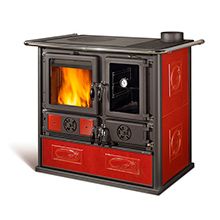 Печь La NORDICA Печь Rosa Reverse 2.0 Ceramica Liberty Bordeaux (Бордовый)