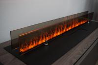 Декоративное стекло для 3D FireLine 1500 (Black Lacobel)