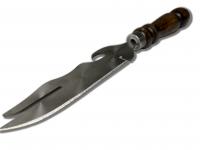 Нож шампурный с деревянной ручкой