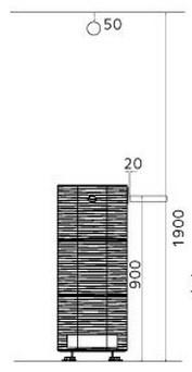 Печь электрическая TULIKIVI Huurre 9кВт