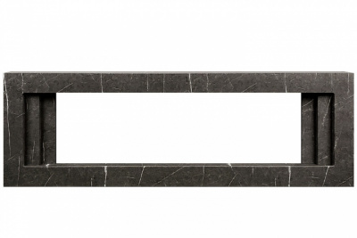 Портал для электрокамина ROYAL-FLAME Line 60 SFT Stone Touch под очаг Vision 60, серый мрамор (разборный)