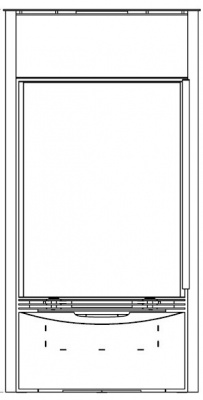 Печь-камин SKI-202/201, черный