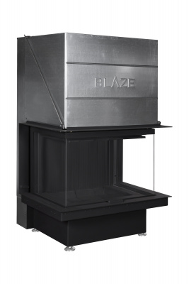 Каминная топка Экокамин BLAZE 900 три стекла