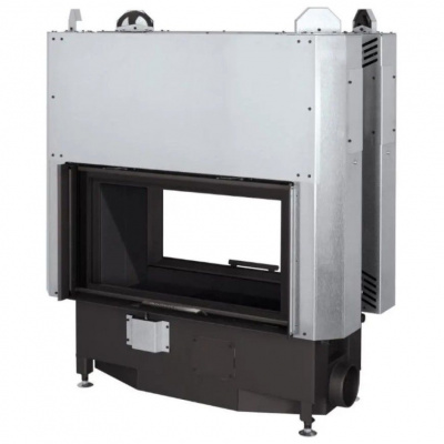 Каминная топка ROMOTOP HEAT T 3G L 88.50.06 (HT3LF 01) Черный комплект шамота — купить с доставкой