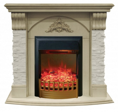 Встраиваемый электрический камин REAL-FLAME Каминокомплект в камне Athena STD/EUG  с очагом Eugene Встраиваемый электрический камин REAL-FLAME Каминокомплект в камне Athena STD/EUG  с очагом Eugene
