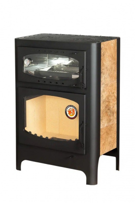 Печь Экокамин БАВАРИЯ ЭКО с духовкой и плитой