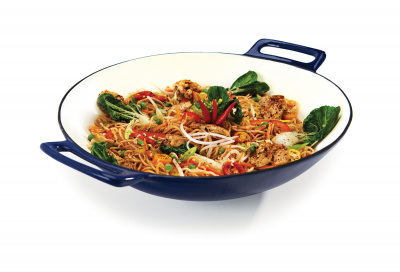  Broil King Чугунный вок с керамическим покрытием — аксессуар для удобного приготовления на гриле