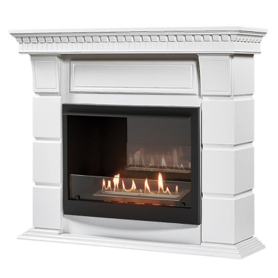 Биокамин Electrolux Каминокомплект биокамин Firelight BFP/P-2520, портал Elegante 25 белый