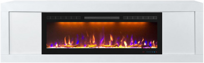 Портал для электрокамина ROYAL-FLAME Concord 50 под Crystal 50, белый/черный — модель для выбора и покупки