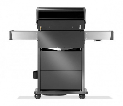 Газовый гриль NAPOLEON Rogue PRO-S 425 (черный, с ИК горелкой 3/3, задней горелкой и вертелом в комплекте)