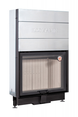 Каминная топка Экокамин Вега 1000М принтинг с подовым горением — купить с доставкой