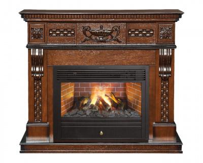 Встраиваемый электрический камин REAL-FLAME CORSICA Lux 26 AO с очагом 3D Novara