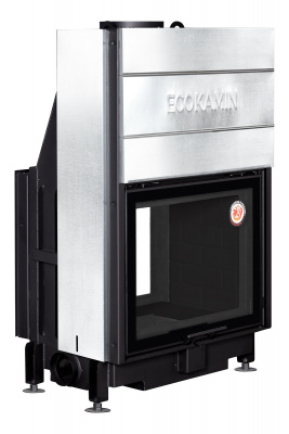 Каминная топка Экокамин Вега 800TВ туннельная черный шамот — купить с доставкой