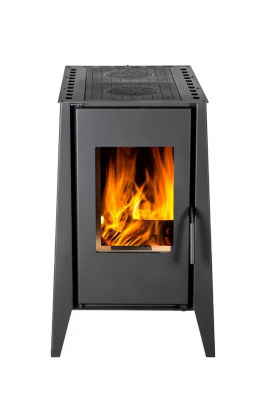 Печь Экокамин ДЕРЕВЕНЬКА две плиты без т/о