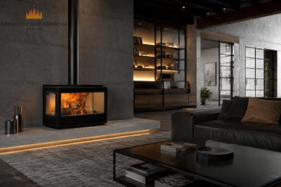 Дровяная печь ROCAL HABIT 73 TC+T — фото, цена и заказ онлайн