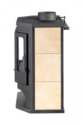 Печь Экокамин БАВАРИЯ ПРИЗМАТИК С ПЛИТОЙ 