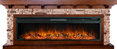 Портал для электрокамина ROYAL-FLAME Chalet 60 под очаг Vision 60, темный дуб — модель для выбора и покупки