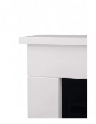 Портал для электрокамина ELEKAM Bolton (ЛДСП) под очаг Pulsar 38, белый / черный